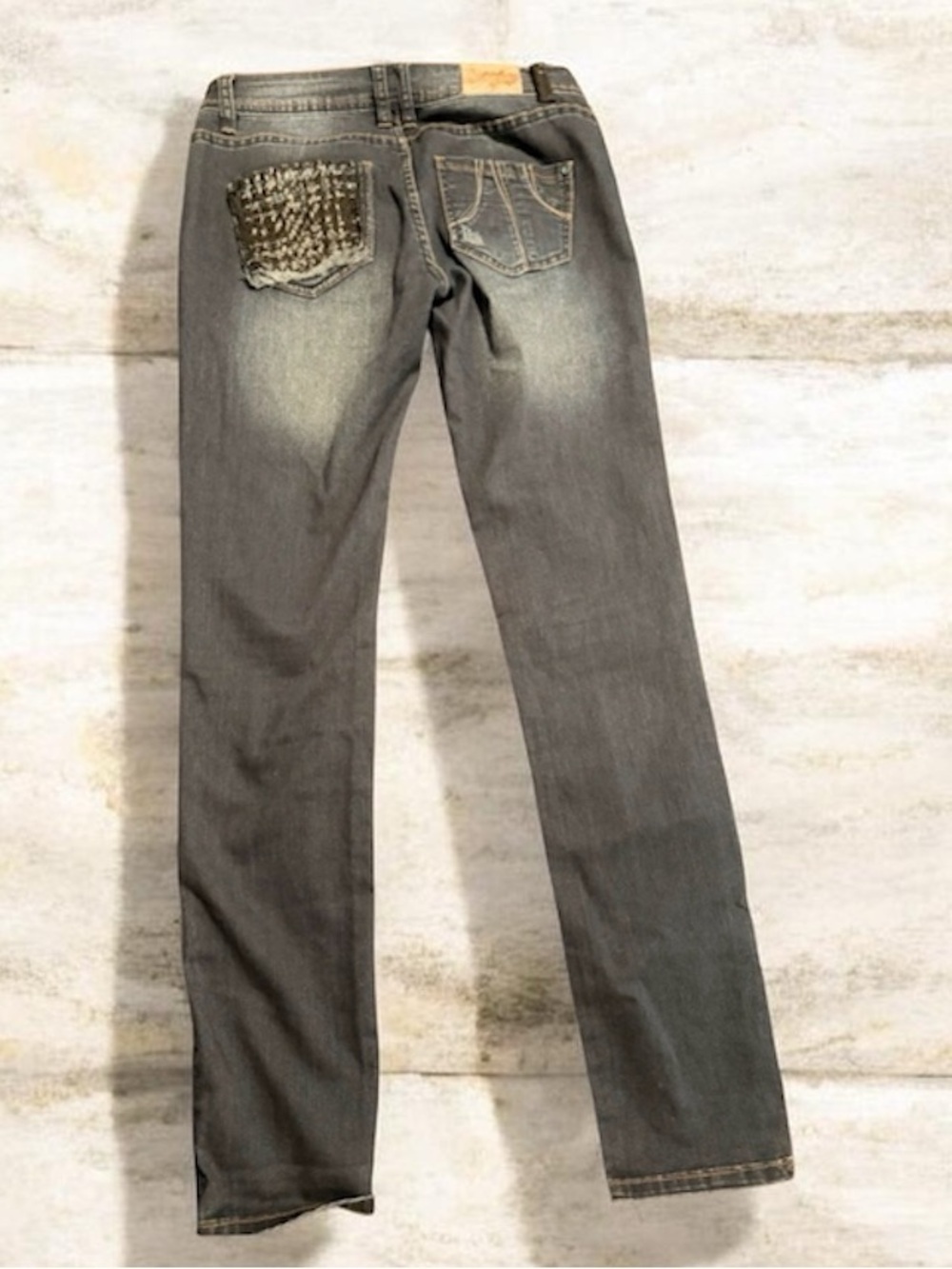 Desigual Black Straight Leg Jeans Classic Style - Picture 6 of 7